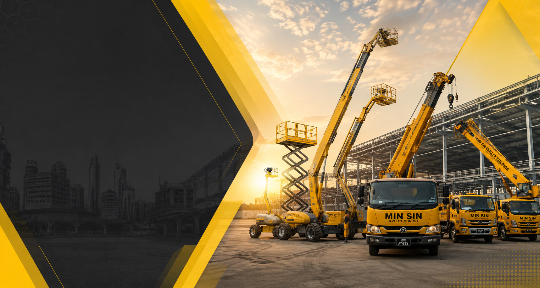 Min Sin Skylift rental service in Johor Bahru
