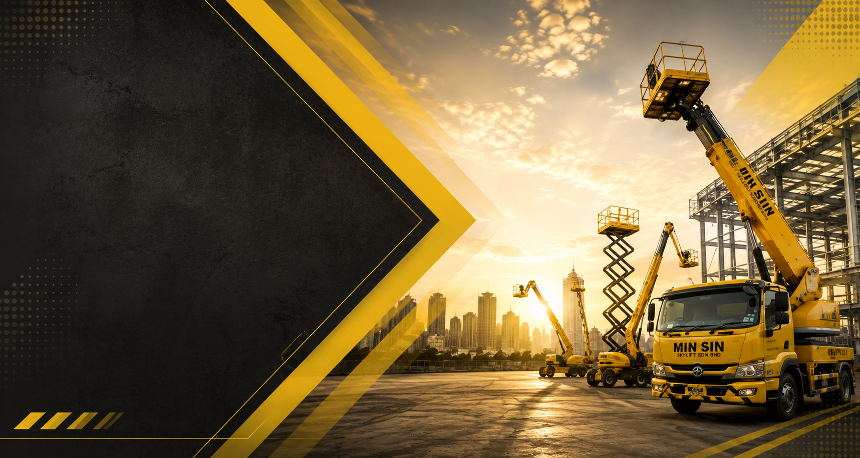 Boomlift, scissor lift and crane rental services